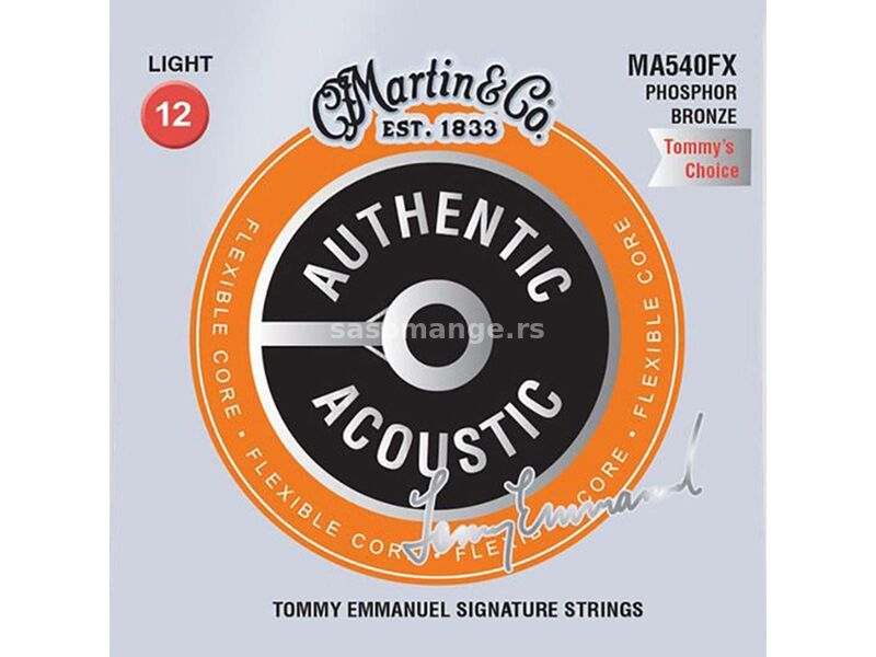 Martin zice za akusticnu gitaru MA540FX Tommy Emannuel