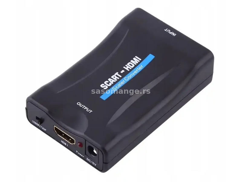 Adapter konverter Scart -HDMI 720/1080p Kettz S2H-013