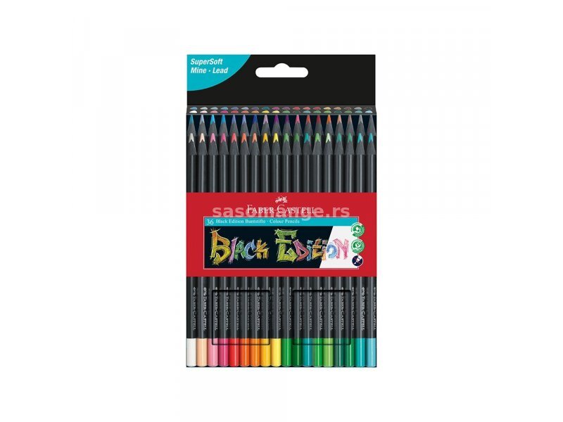 FABER-CASTELL Drvene bojice Black Edition 1/24 116424