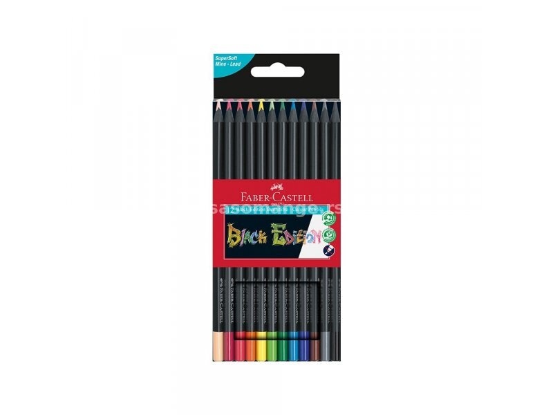 FABER-CASTELL Drvene bojice Black Edition 1/12 116412