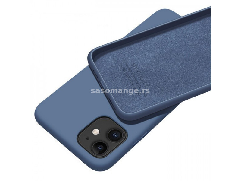 MCTK5-IPHONE 11 Pro Max Futrola Soft Silicone Dark Blue