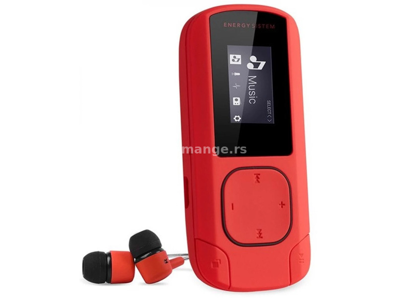 ENERGY SISTEM Energy MP3 Clip 8GB red
