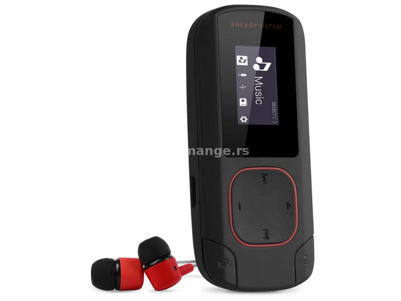 ENERGY SISTEM Energy MP3 Clip 8GB black-red