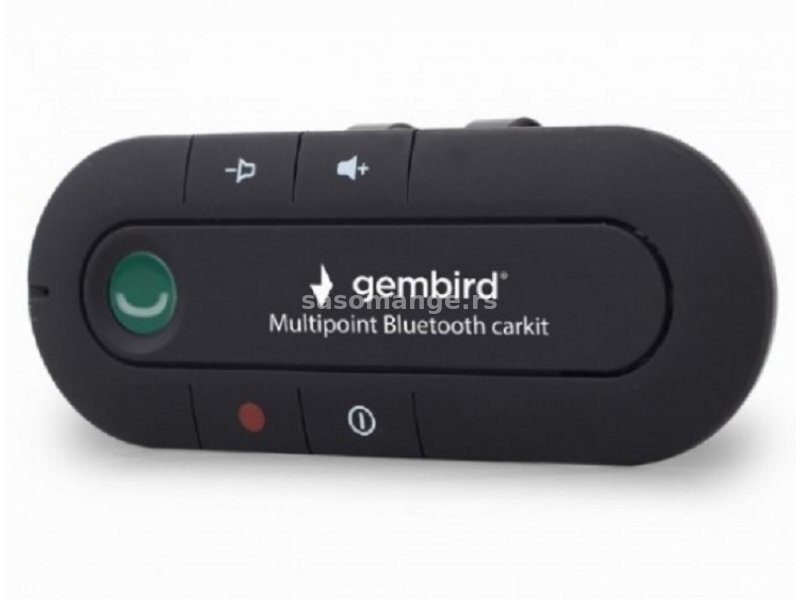 GEMBIRD BTCC-03 Handsfree Zvucnik - Spikerfon za Auto, Multipoint Bluetooth carkit