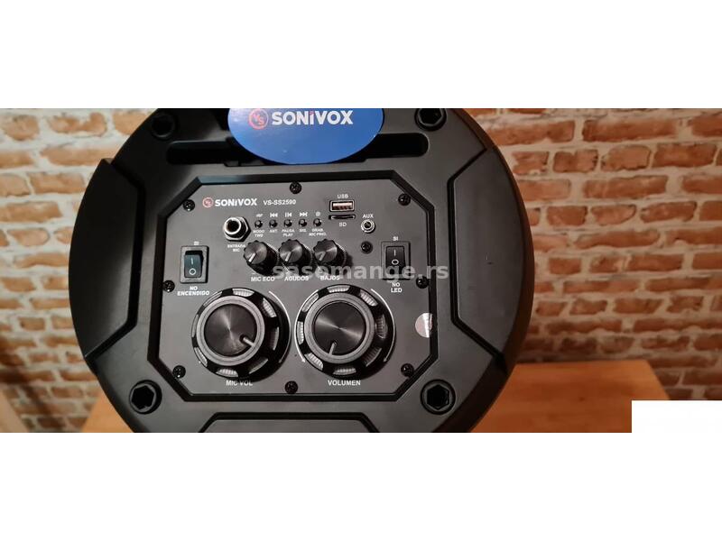 BLUETOOTH zvučnik SONIVOX SS2590 + bežični mikrofon