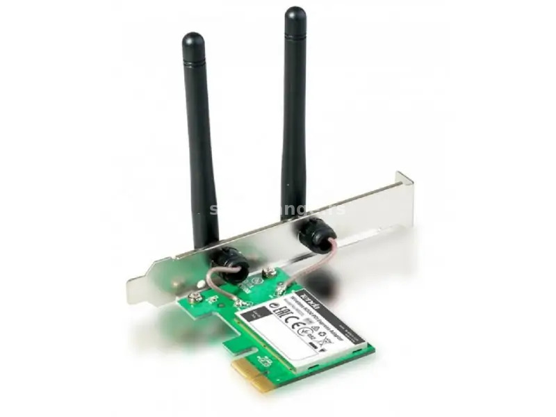 TENDA W322E WiFi PCI Express 2,4GHz 150Mbps sa ugradjenim fiksnim antenama 2x2dBi