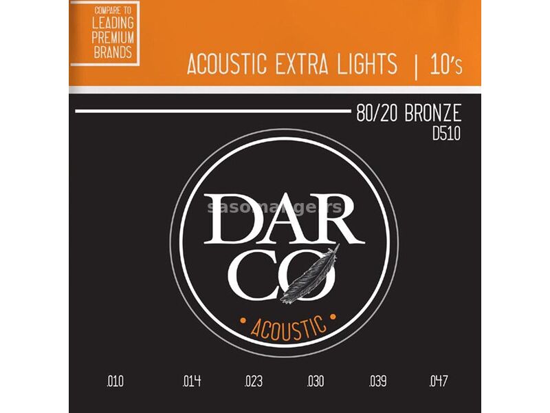 Darco zice za akusticnu gitaru D510 Extra Light