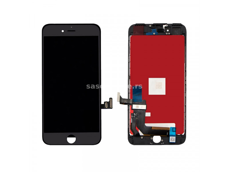 LCD za Iphone 8/Iphone SE 2020+touch screen crni HQ