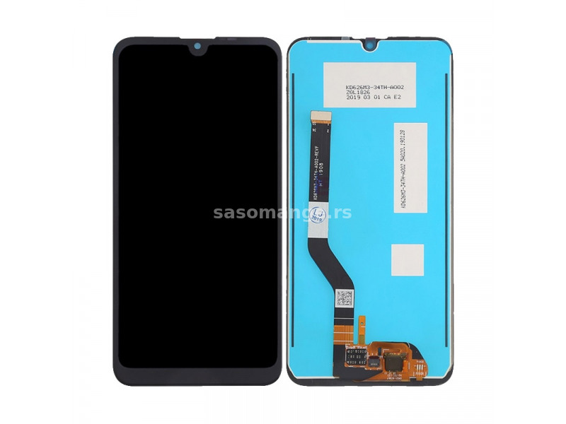 LCD za Huawei Y7 2019/Y7 Prime 2019 + touch screen crni ORG