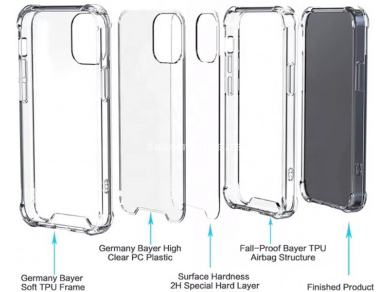 MCTT3-IPH 11 Pro Futrola hardcase silicone providna