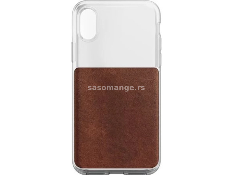 NOMAD Clear case iPhone X clear-brown