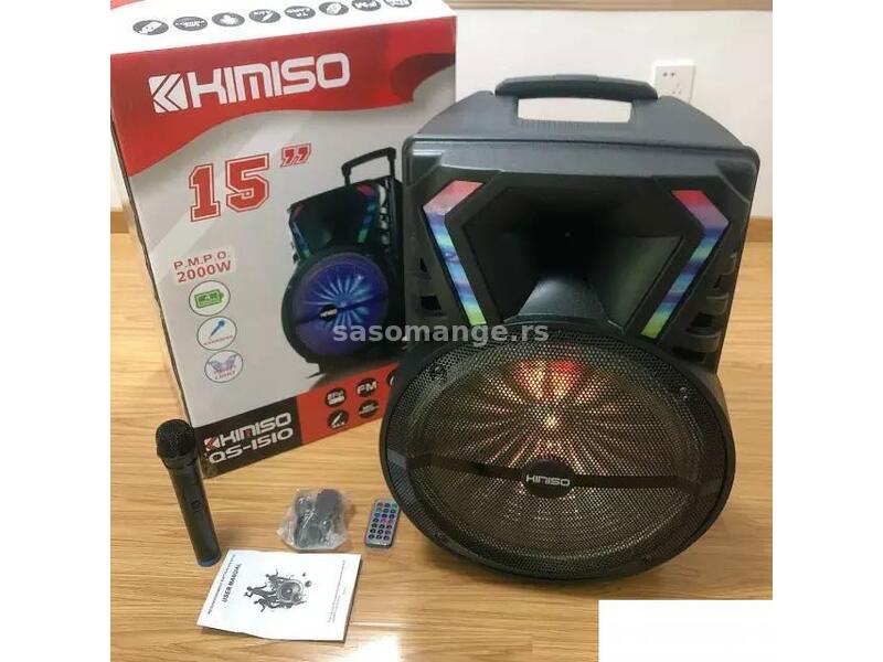 BLUETOOTH zvučnik KIMISO QS-1510/bežični mikrofon