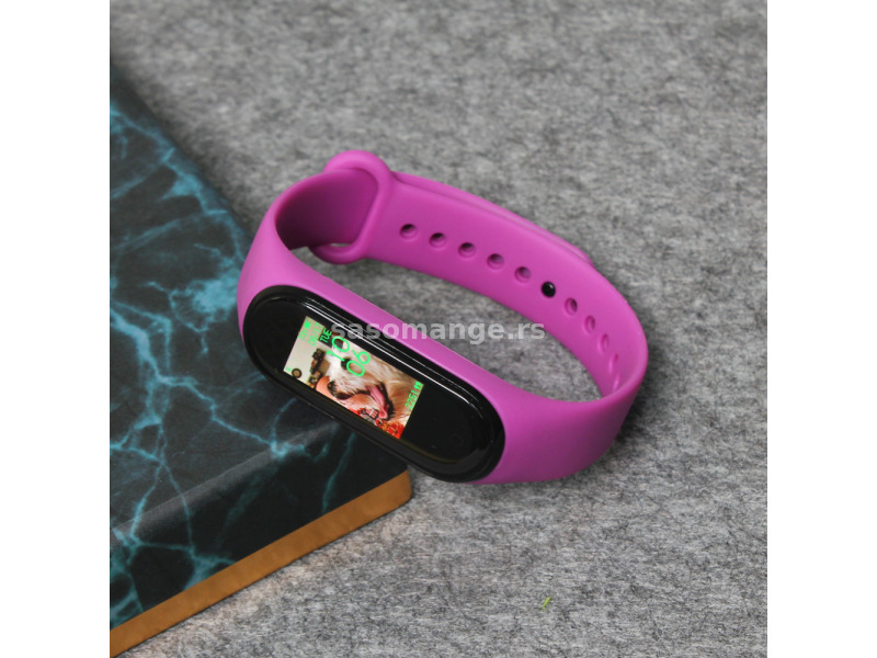 Narukvica za smart watch Xiaomi Mi Band M3/M4 ljubicasta