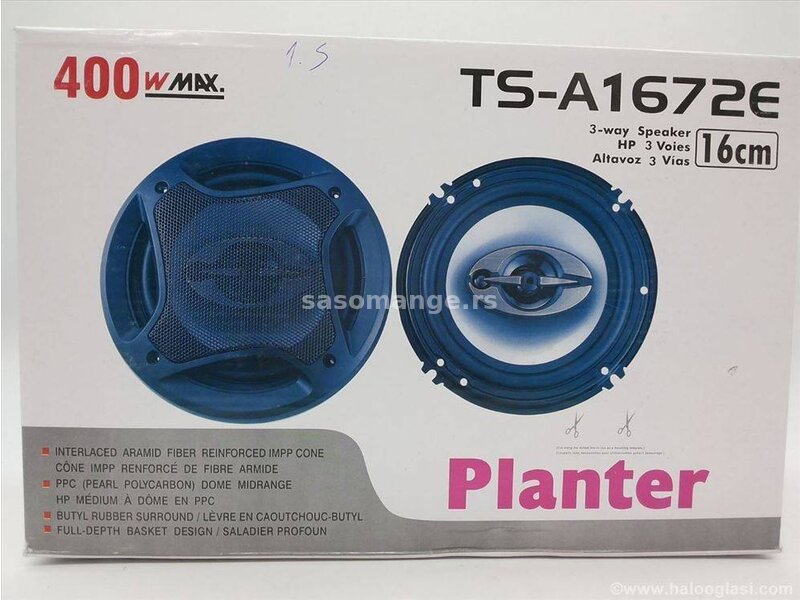 Zvucnici Planter -400w- TS-A1672E