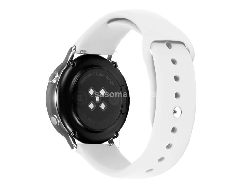 Narukvica plain za smart watch 22mm bela