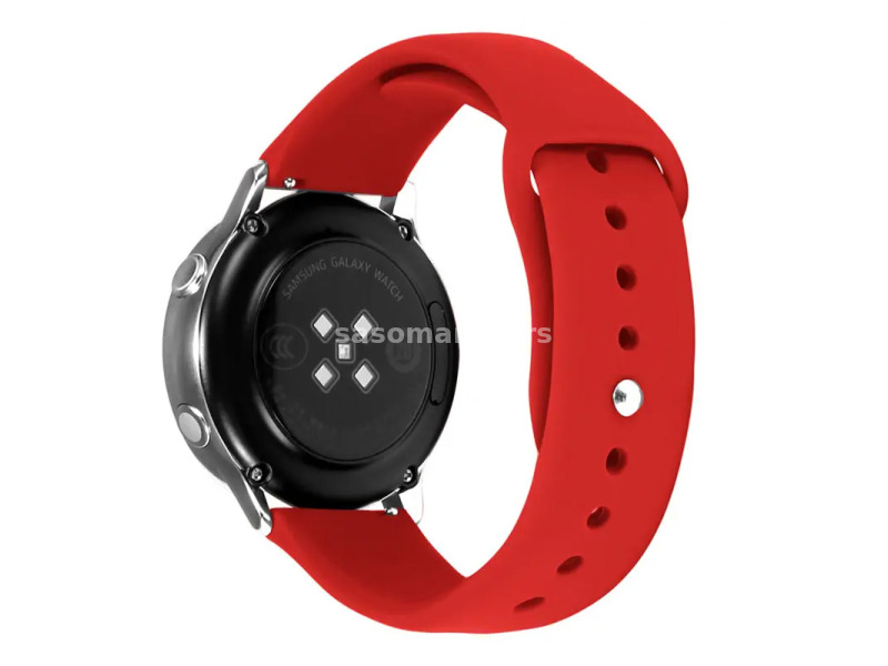 Narukvica plain za smart watch 22mm crvena