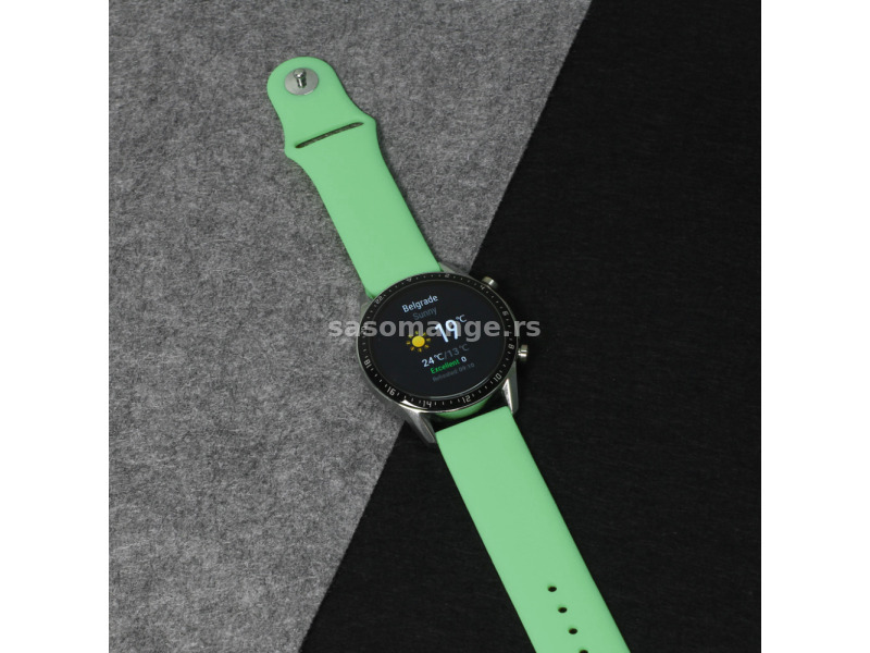 Narukvica plain za smart watch 22mm zelena