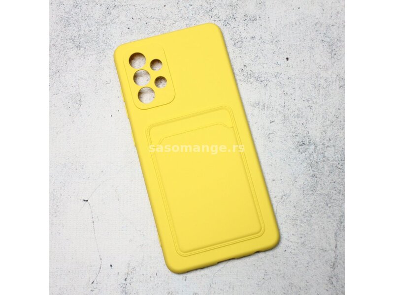 Futrola maska za Samsung Galaxy A72 leđa Color card - žuta