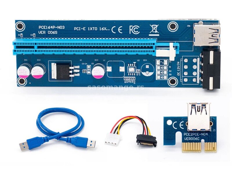 Riser USB 3.0 PCI-E pci SATA