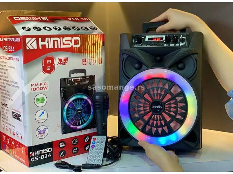 Bluetooth prenosivi karaoke zvučnik - Kimiso QS-834