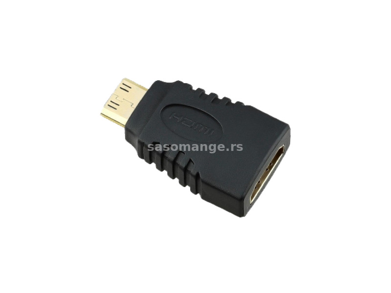 FAST ASIA HDMI adapter Mini HDMI m - HDMI ž (Crni) HDMI 1.0-1.3 (FullHD) HDMI C Mini - muški HDMI...