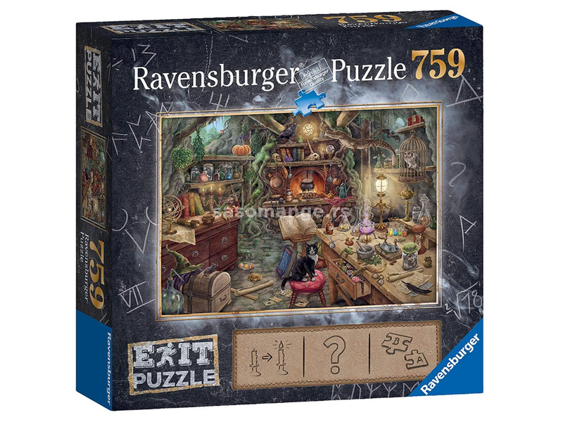 RAVENSBURGER Exit Puzzle game 759 pieces A witch kitchen german edition