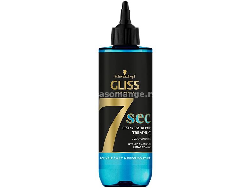 GLISS Tretman za kosu 7 sesonds Aqua revive/ 200 ml