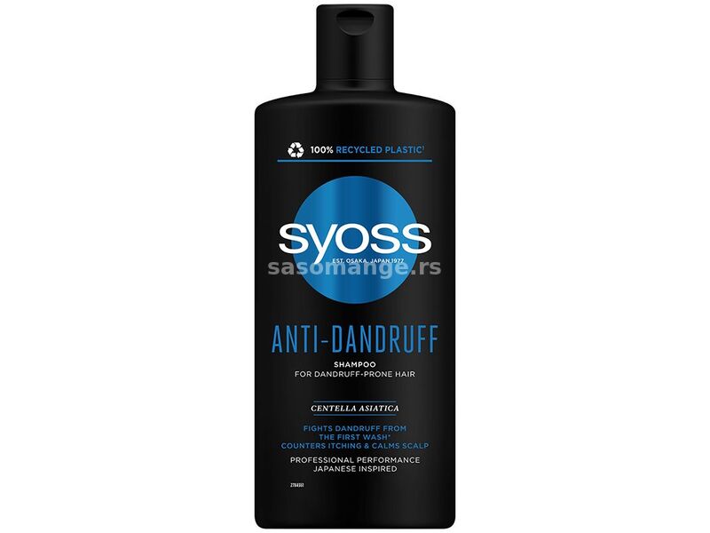 SYOSS Šampon za kosu protiv peruti/ 440 ml