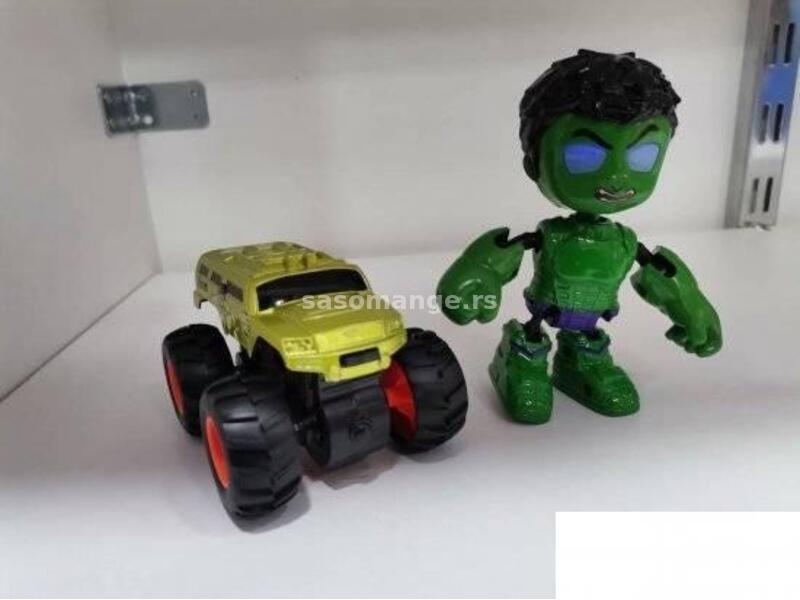 Hulk i autić metalne igračke