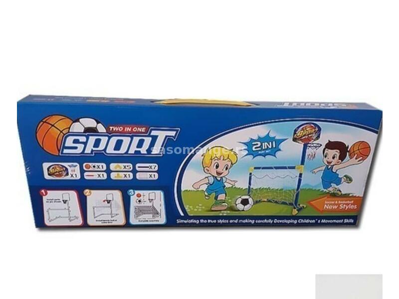 2u1 sport igračke Fudbal i Košarka