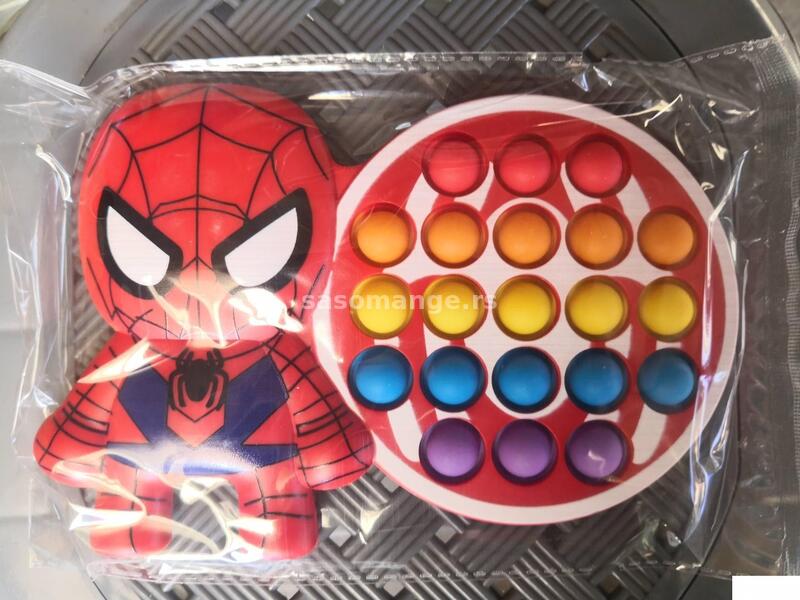 Spiderman igračka + pop it