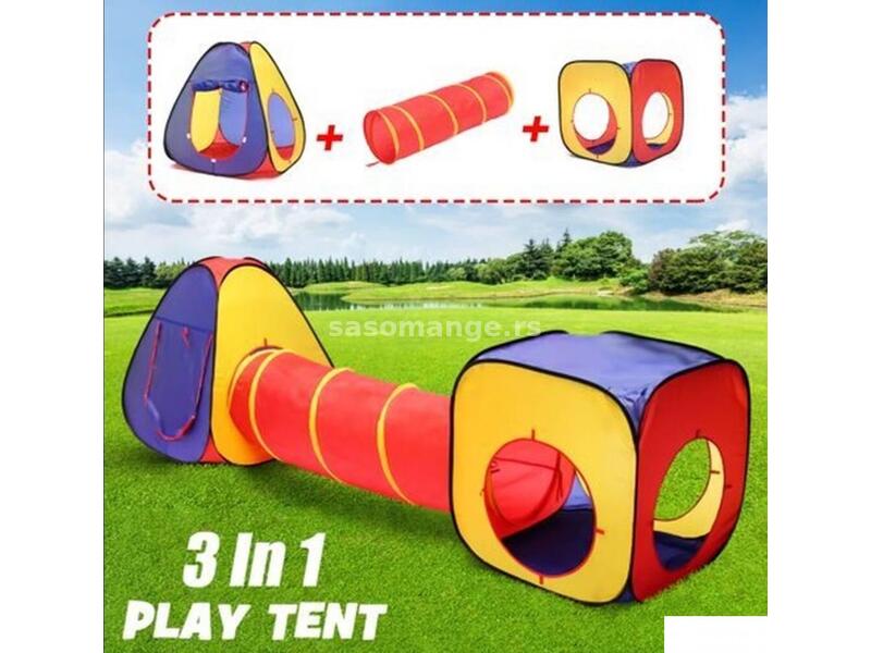 Šator tunel za decu play tent