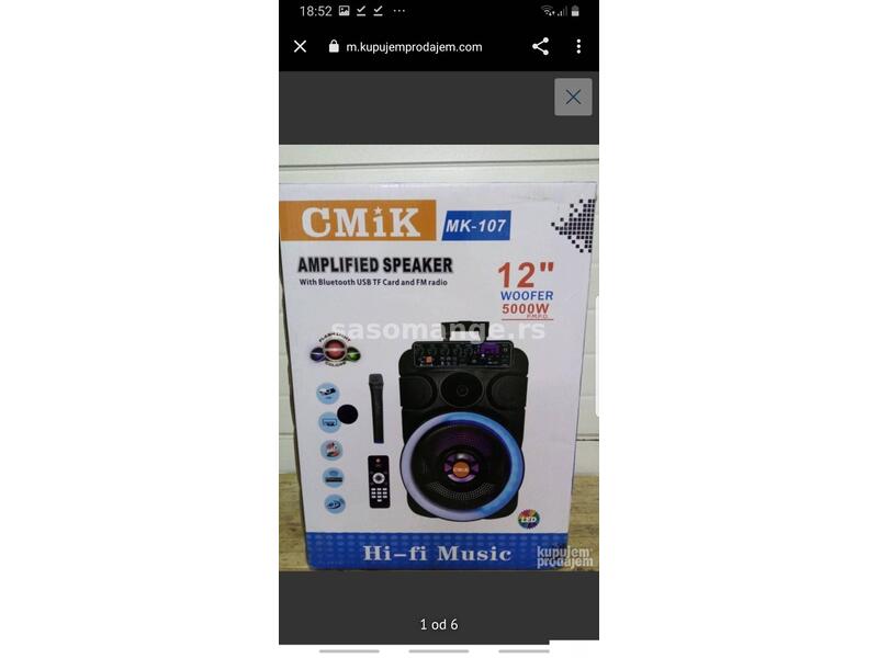 Zvucnik Bluetooth Karaoke model MK-107 -&nbsp;bežični mikrofon