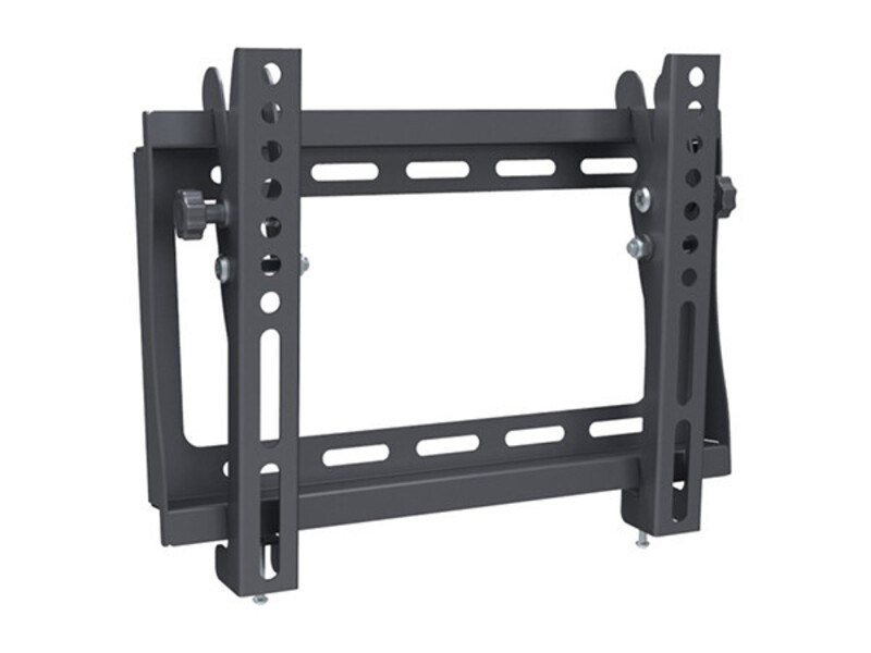 Nosac za TV/ 17"- 42"/TILT/NAGIB 0-10/VESA do 200x200/težina do 30kg/3,6cm od zida/crn