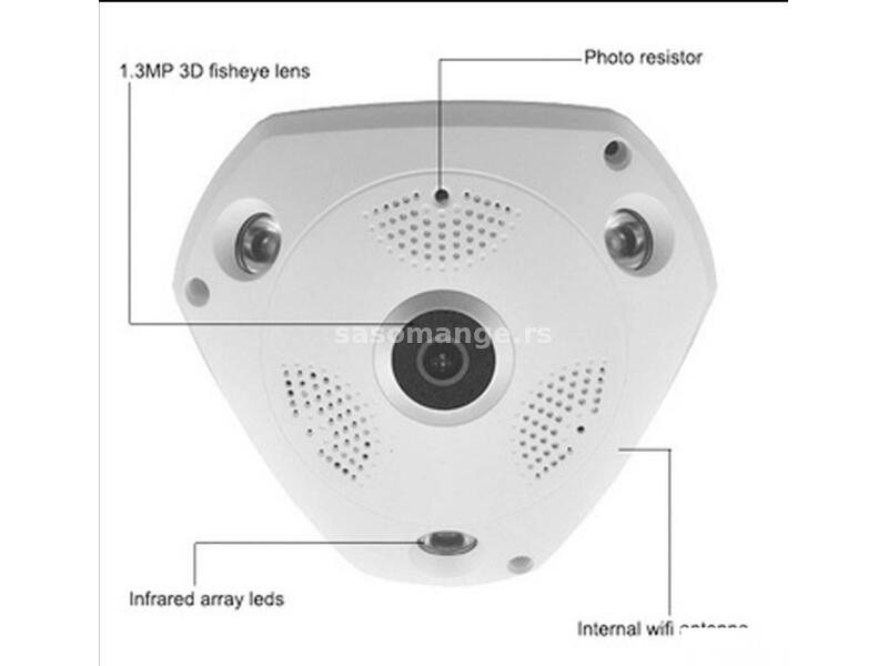 VR kamera PANORAMA 3D, 360, WIFI lan