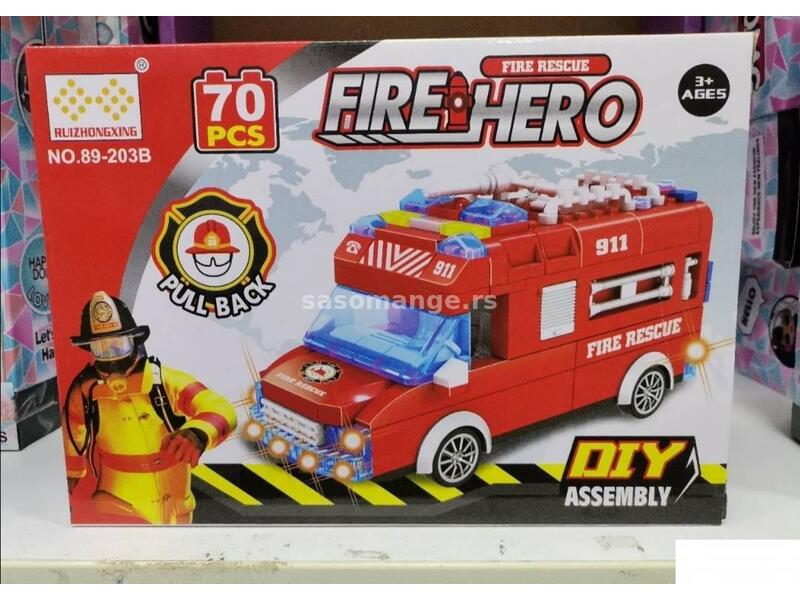 Lego kcoke vatrogasni kamion