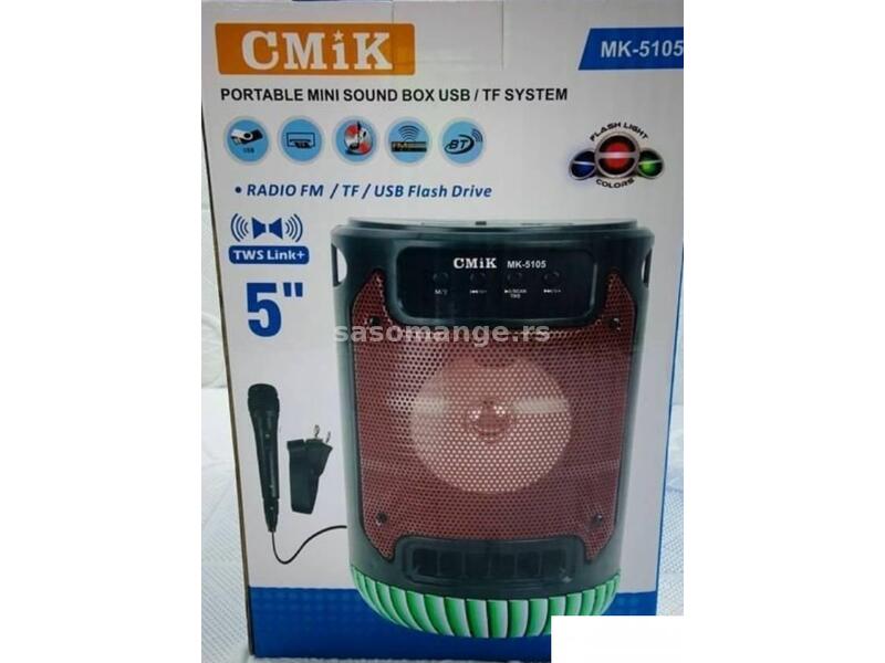 BLUETOOTH zvučnik 5"/CMiK MK-5105/sa mikrofonom