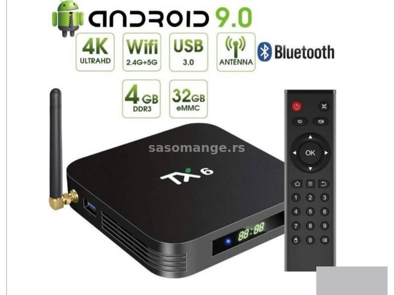 TX6 Android 9.0 Smart Box-Android smart Box-Android TX6-Smart Box-Android Smart Box-Android9.0-An...