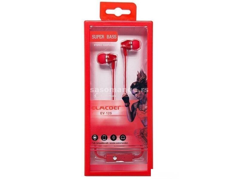 Slušalice crvene EV-125