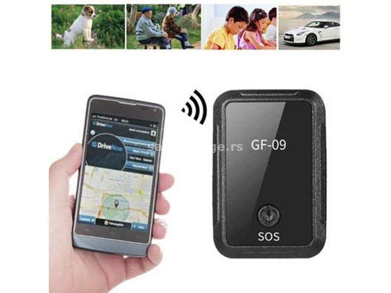 GPS tracker GF09 Lokator prisluskivac SIM kartica Aplikacija