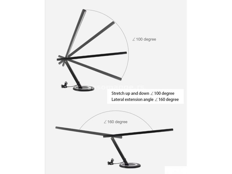 LED crna stona lampa za manikir