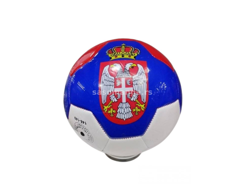 Fudbalska lopta sa grbom Srbije