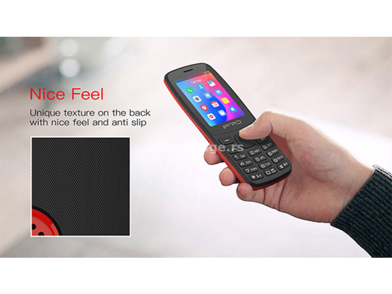 2G GSM Feature mobilni telefon 2.4'' LCD/1000mAh/32MB/DualSIM/Srpski Jezik/Black