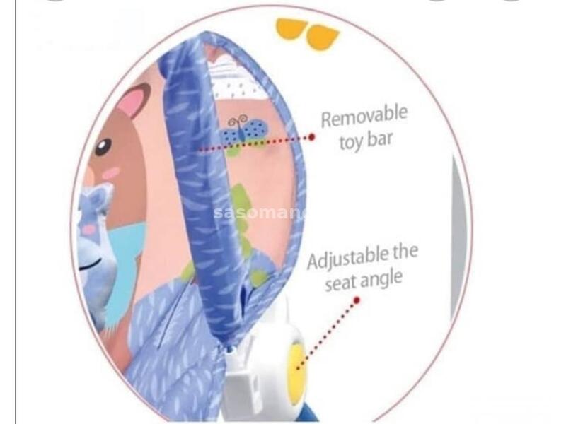 Njihalica za bebe MULTIFUNKCIONALNA plava