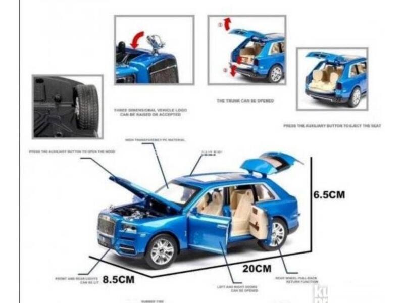 Rolls-Royce cullinan metani muzički crni