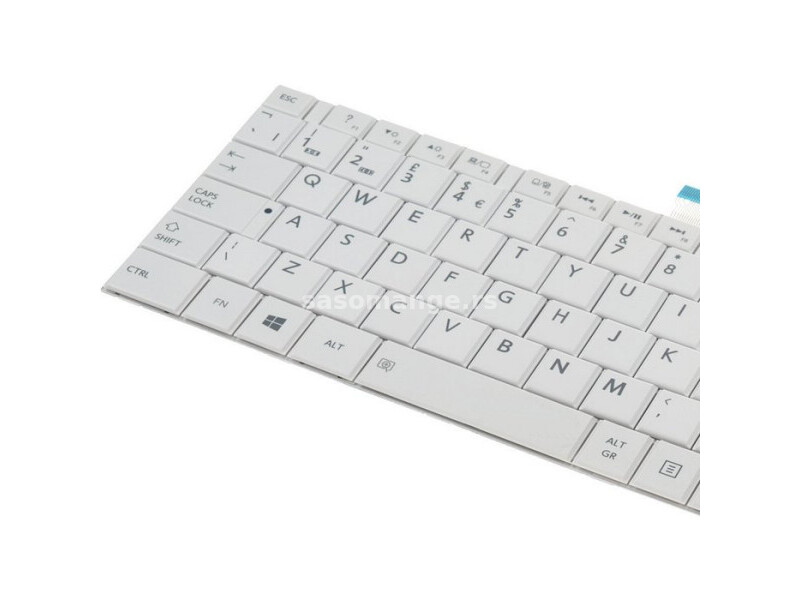 Tastatura za laptop Toshiba Satellite C850 C850D C855 C855D BELA bez rama