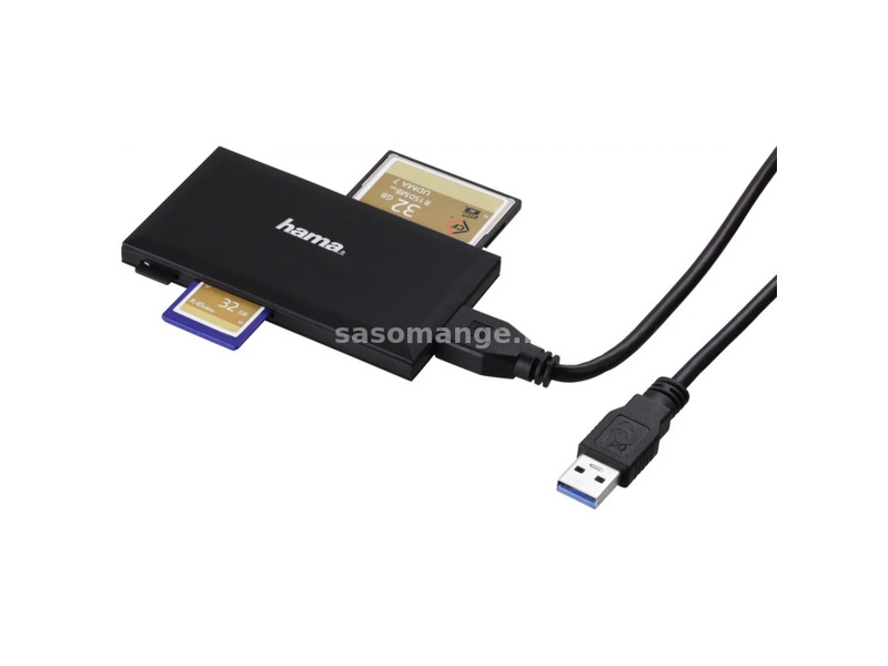 HAMA Slim USB 3.0 superspeed multi card reader black