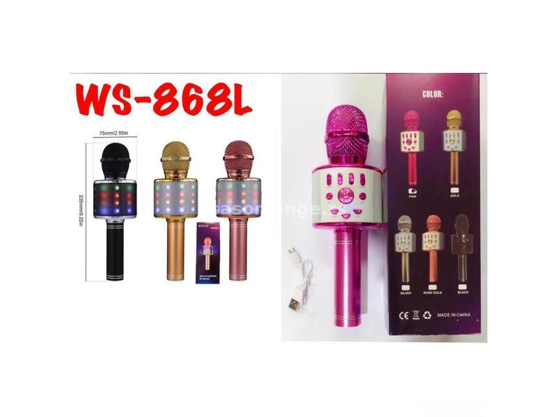 BLUETOOTH karaoke mikrofon WS-868L