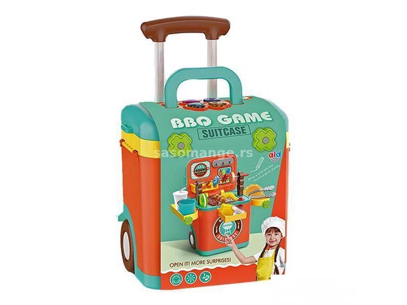 Set u koferu - rostilj igračka za decu 2u1