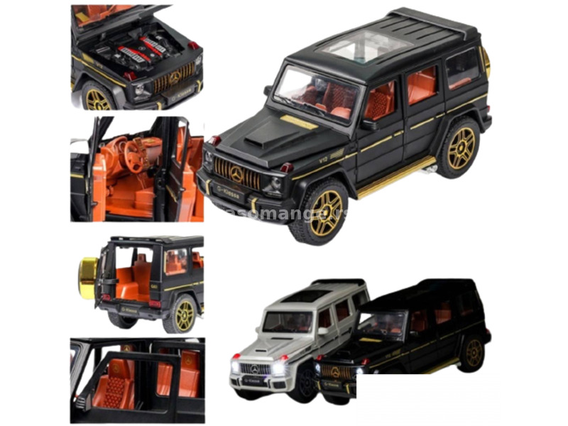 Mercedes Benz AMG G63 metalni autić crni